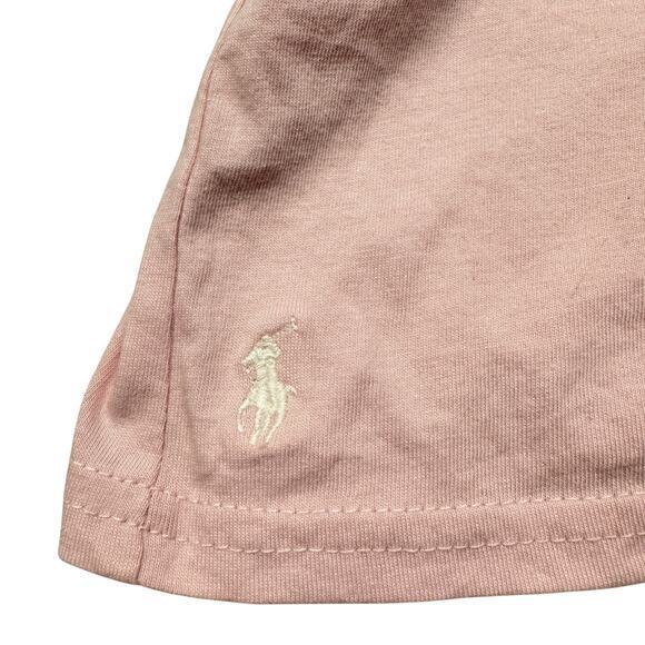 Polo Ralph Lauren Girl's Smocked Bodice Ruffle Cotton Jersey Top Pink Size 5 NWT - Picture 5 of 5